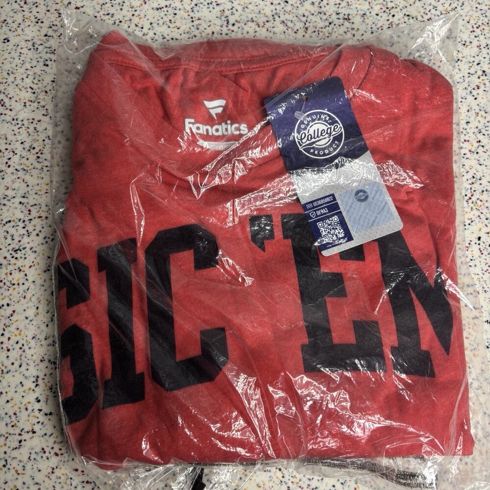 NWT Georgia Bulldogs Arched Battle Cry Tri-Blend Shirt Heathered Red New 2XL XXL - Picture 2 of 4